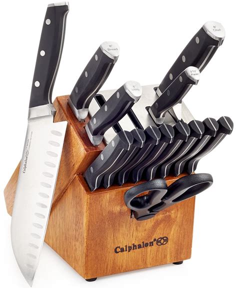 Calphalon Precision Self-Sharpening 15-pc. Cutlery Set with SharpIN Technology logo