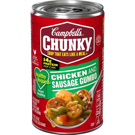 Campbell's Soup Chunky Spicy Chicken & Sausage Gumbo commercials