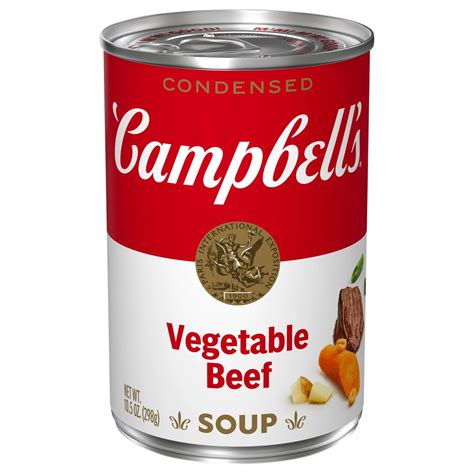 Campbell's Soup Condensed Vegetable Beef Soup logo