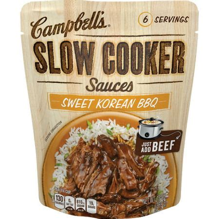 Campbell's Soup Sweet Korean BBQ Slow Cooker Sauce
