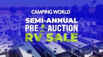 Camping World Semi-Annual Pre-Auction Sale TV Spot, 'More Than $500 Million of RV Inventory' created for Camping World