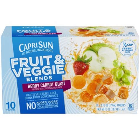Capri Sun Fruit & Veggie Blends Berry Carrot Blast logo