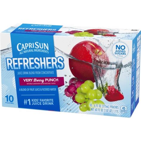 Capri Sun Fruit Refreshers Very Berry Punch