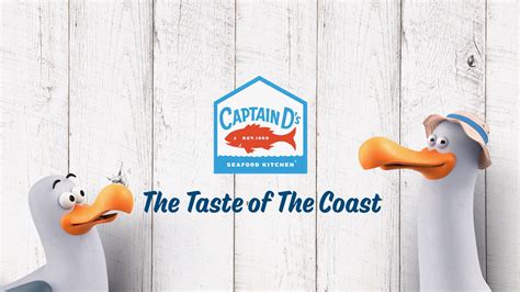 Captain D's Crab Topped White Fish logo