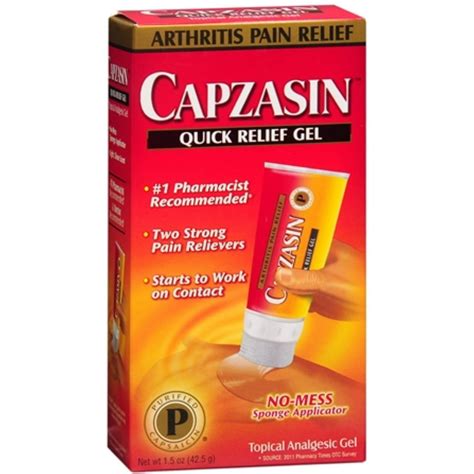 Capzasin Quick Relief Gel logo