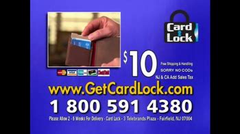 Card Lock TV Spot, 'Stay Protected From Identity Theft' featuring Craig Burnett