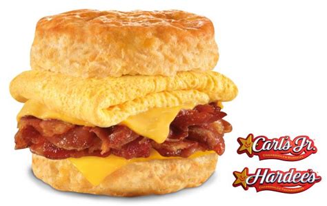 Carl's Jr. Bacon Egg & Cheese Biscuit logo