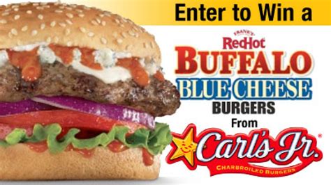 Carl's Jr. Buffalo Blue Cheese Burger logo