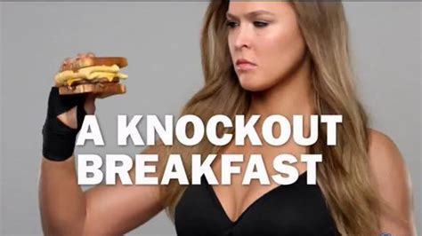 Carl's Jr. French Toast Sandwich TV Spot, 'Sweet Side' Feat. Ronda Rousey featuring Ronda Rousey