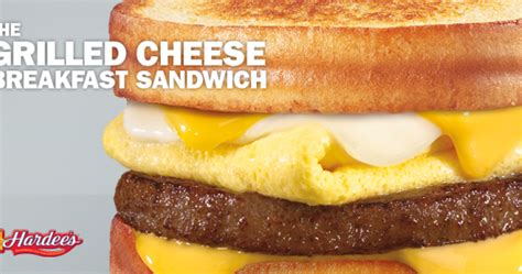 Carl's Jr. Grilled Cheese Breakfast Sandwich commercials