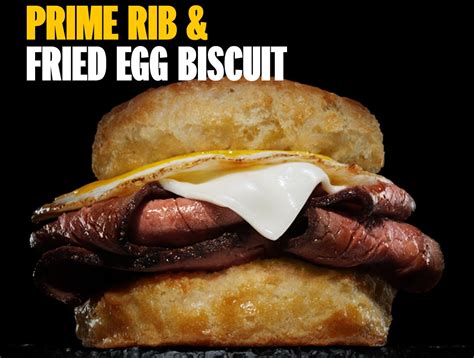 Carl's Jr. Prime Rib & Fried Egg Biscuit logo