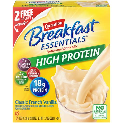 Carnation Breakfast Essentials High Protein Classic French Vanilla commercials