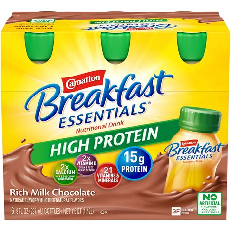 Carnation Breakfast Essentials High Protein Rich Milk Chocolate logo
