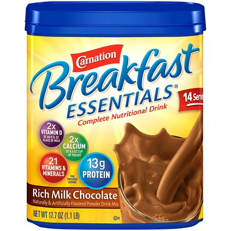 Carnation Breakfast Essentials Rich Milk Chocolate
