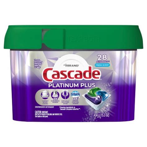 Cascade Platinum ActionPacs Dishwasher Pods logo