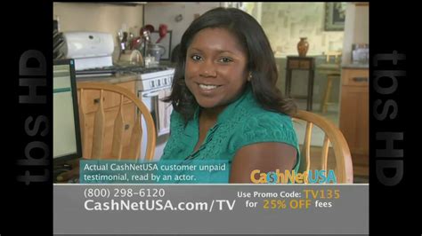 Cash Net USA TV Commercial For Loans created for CashNetUSA