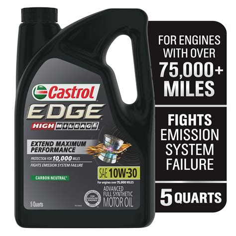 Castrol Oil Company EDGE High Mileage logo