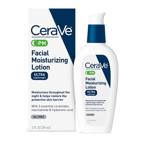CeraVe PM Facial Moisturizing Lotion commercials