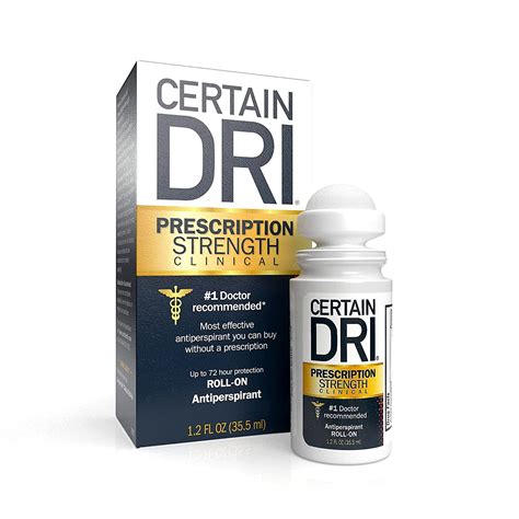 Certain Dri Prescription Strength Clinical Roll-On commercials