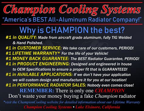 Champion Cooling Systems TV Spot, 'Lifetime Warranty'