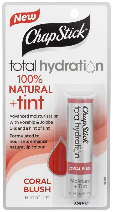 ChapStick Total Hydration Coral Blush logo