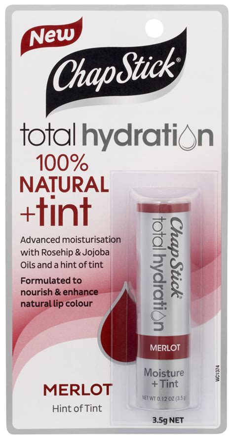 ChapStick Total Hydration Merlot logo
