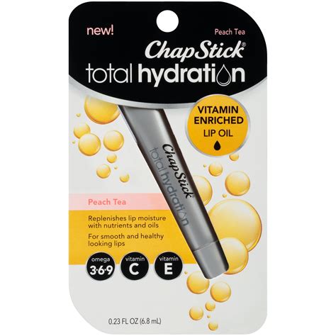 ChapStick Total Hydration Vitamin Enriched Lip Oil logo