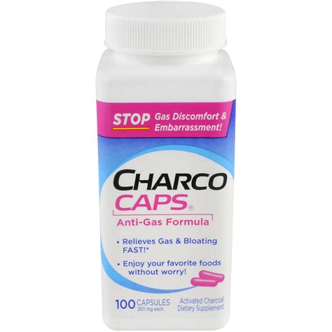 CharcoCaps Homeopathic Anti-Gas Formula
