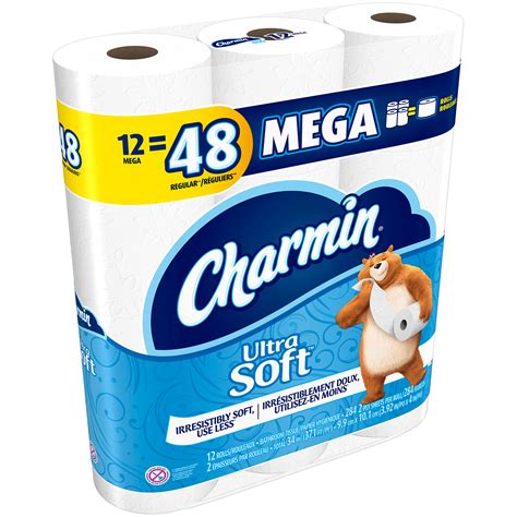 Charmin Ultra Soft Mega Roll Toilet Paper logo