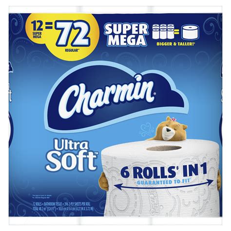 Charmin Ultra Soft Super Mega Roll logo