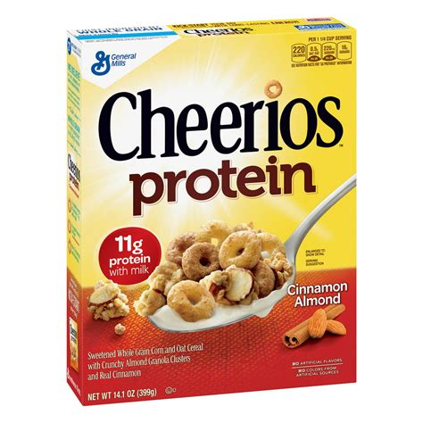 Cheerios Cinnamon Almond Protein logo