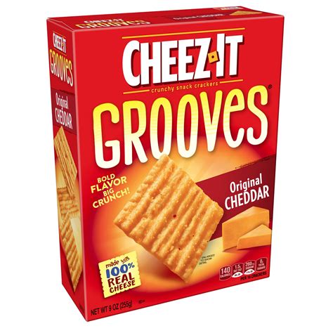 Cheez-It Grooves Original Cheddar logo