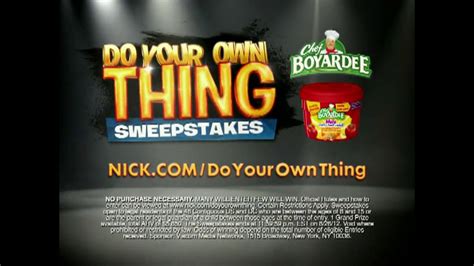 Chef Boyardee TV Commercial For Do Your Thing Sweepstakes