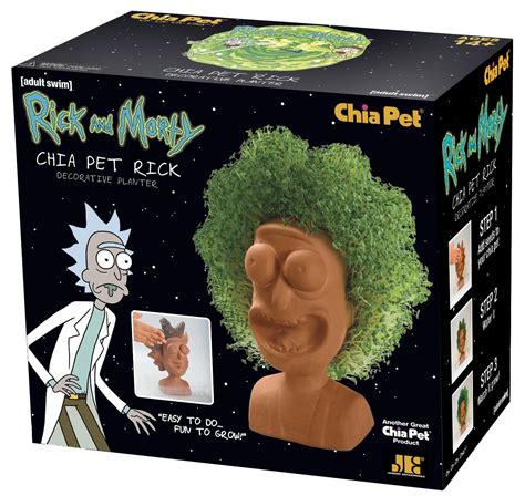 Chia Pet Chia Rick & Morty - Rick logo