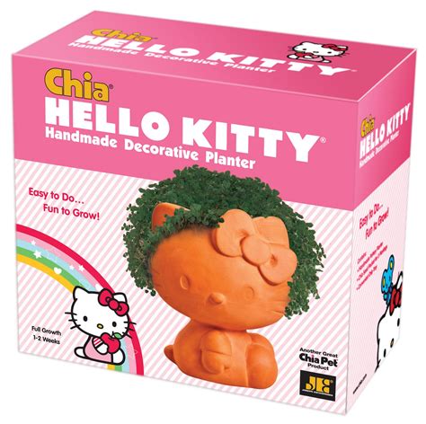 Chia Pet Hello Kitty Chia Pet Handmade Decorative Planter logo