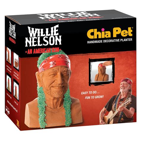 Chia Pet Willie Nelson logo