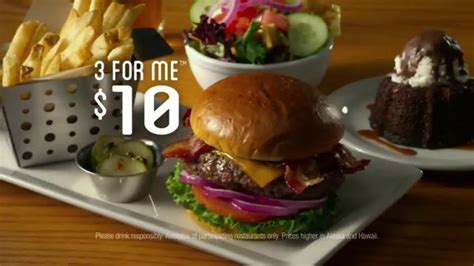 Chili's 3 for Me TV Spot, 'Not For Us: $10.99'