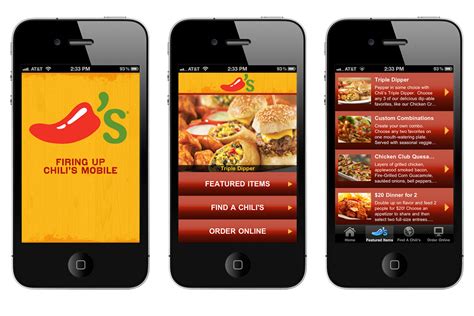 Chili's Mobile App commercials