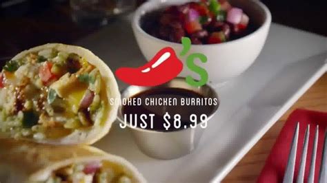 Chili's Smoked Chicken Burritos TV Spot, 'Filled and Fresh' featuring Jonathan Riley