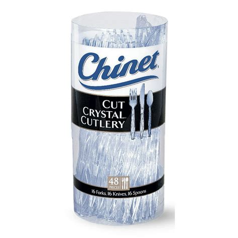 Chinet Cut Crystal Cutlery logo