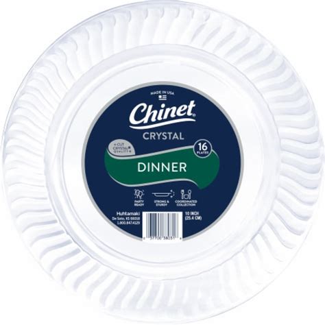 Chinet Cut Crystal Dinner Plate logo
