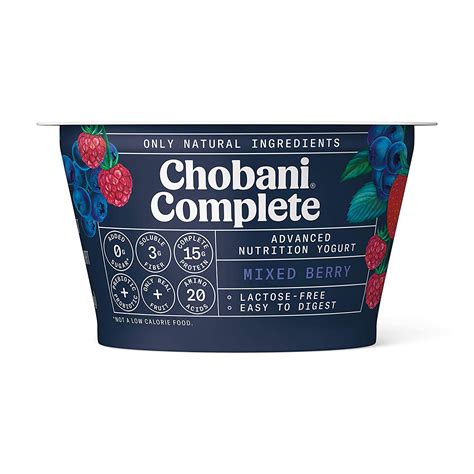 Chobani Blueberry Complete logo