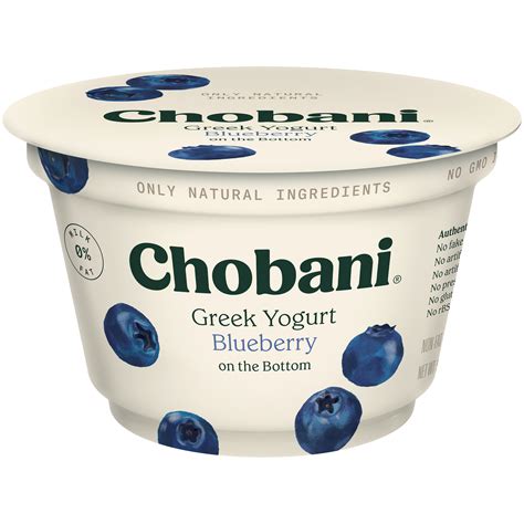 Chobani Nonfat Blueberry Greek Yogurt