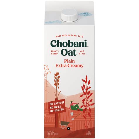 Chobani Plain Extra Creamy Oat Milk commercials