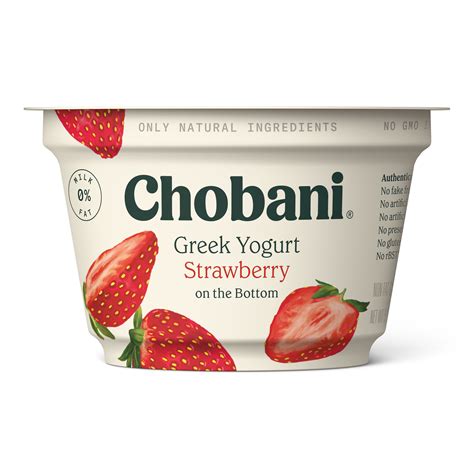 Chobani Strawberry Greek Yogurt logo