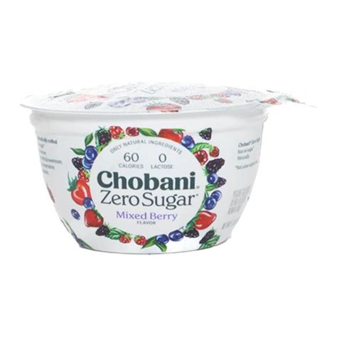 Chobani Zero Sugar Mixed Berry logo