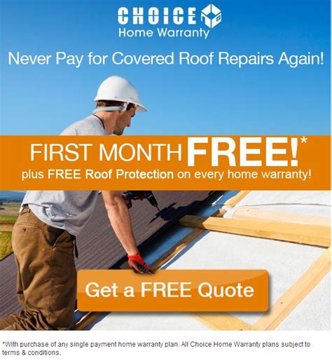 Choice Home Warranty Limited Roof Repair Coverage commercials
