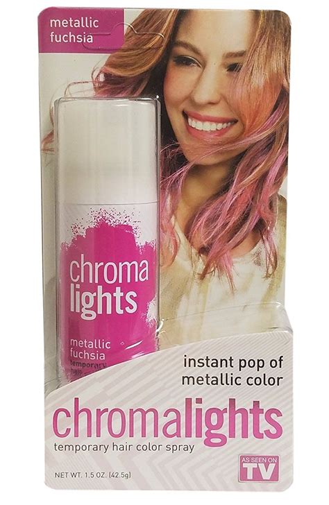 ChromaLights Metallic Fuchsia Temporary Hair Color Spray logo