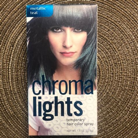 ChromaLights Metallic Teal Temporary Hair Color Spray logo