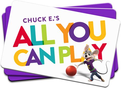 Chuck E. Cheese's All You Can Play Wednesday logo